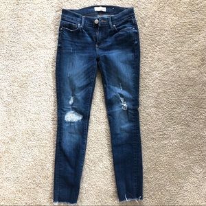 Dark Distressed Jeans